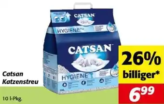 Nah&Frisch Catsan Katzenstreu Angebot