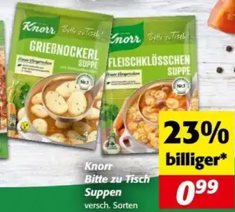 Nah&Frisch Knorr Bitte zu Tisch Suppen Angebot