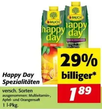 Nah&Frisch Happy Day Spezialitäten Angebot