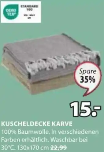 JYSK KUSCHELDECKE KARVE Angebot