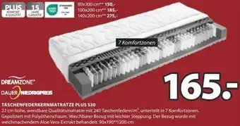 JYSK TASCHENFEDERKERNMATRATZE PLUS S30 Angebot