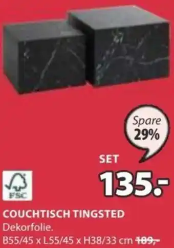 JYSK COUCHTISCH TINGSTED Angebot