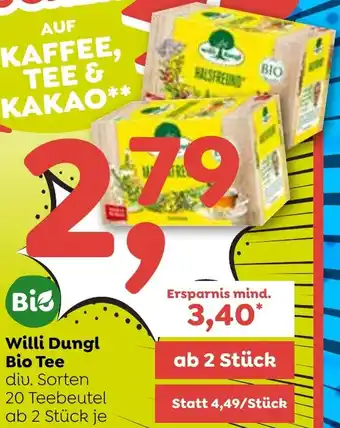 ADEG Willi Dungl Bio Tee Angebot