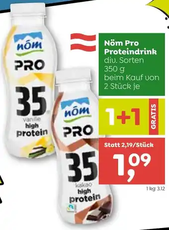 ADEG Nöm Pro Proteindrink 350g Angebot