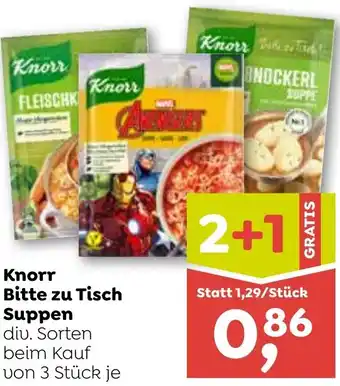 ADEG Knorr Bitte zu Tisch Suppen Angebot