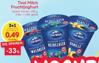 MPreis Tirol Milch Fruchtjoghurt Angebot
