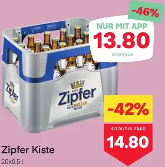 MPreis Zipfer Kiste 20x0.5L Angebot