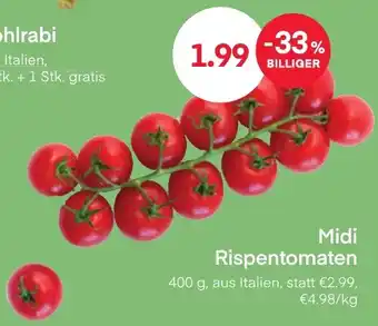 MPreis Midi Rispentomaten 400g Angebot