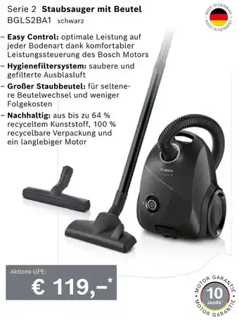 Bosch Professional Staubsauger mit Beutel Angebot