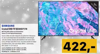 Cosmos Crystal UHD TV UE50CU7170 Angebot
