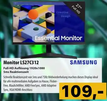 Cosmos Monitor LS27C312 Angebot