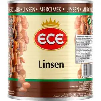 PENNY ECE Linsen od. Weisse Bohnen od. Kichererbsen Penny 800 Gramm 1 Dose Angebot