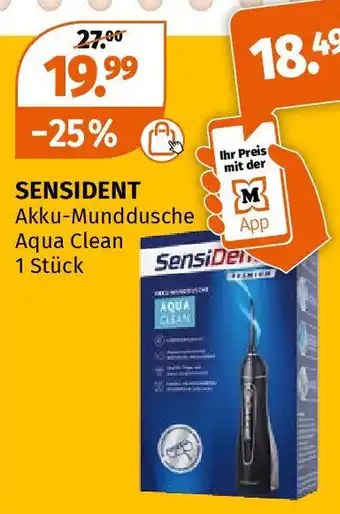 Müller SENSIDENT Akku-Munddusche Angebot