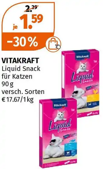 Müller VITAKRAFT Liquid Snack für Katzen Angebot