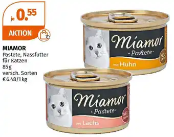 Müller MIAMOR Pastete, Nassfutter für Katzen Angebot