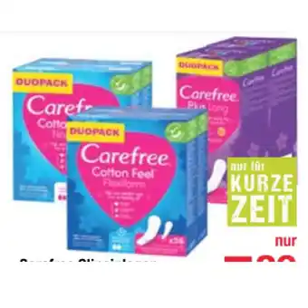 Maximarkt Carefree Slipeinlagen Duo-Packung versch. Sorten Maximarkt 1 Packung Angebot