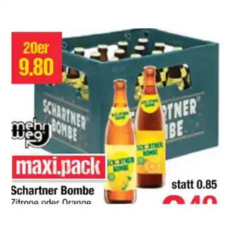 Maximarkt Schartner Bombe Zitrone oder Orange Maximarkt 0.50 Liter 1 Flasche Angebot