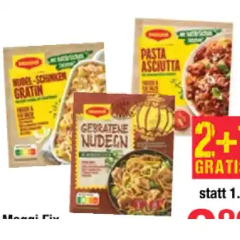 Maximarkt Maggi Fix versch. Sorten Maximarkt 1 Packung Angebot