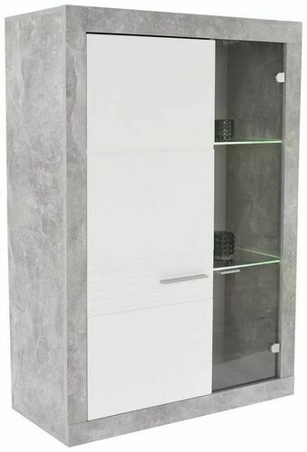 Möbelix Vitrine Malta Beton Angebot