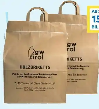 T&G Holzbriketts Angebot