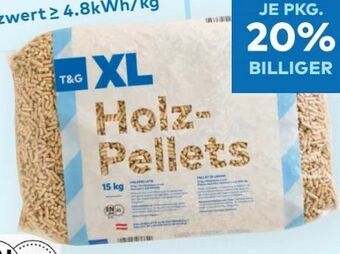 T&G XL Holzpellets Angebot