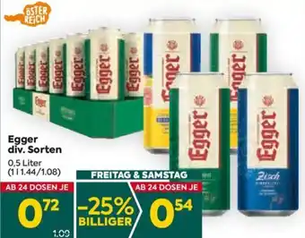 Billa Egger div. Sorten 0.5L Angebot