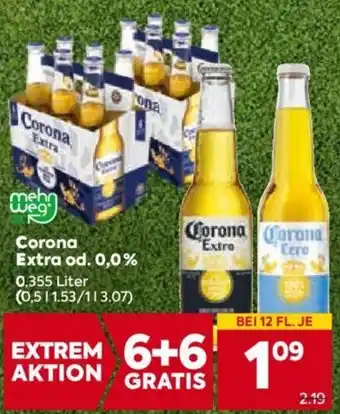 Billa Corona Extra od. 0.0% , 0.355 Liter Angebot
