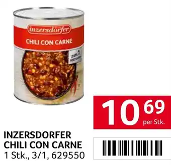 Transgourmet INZERSDORFER CHILI CON CARNE Angebot