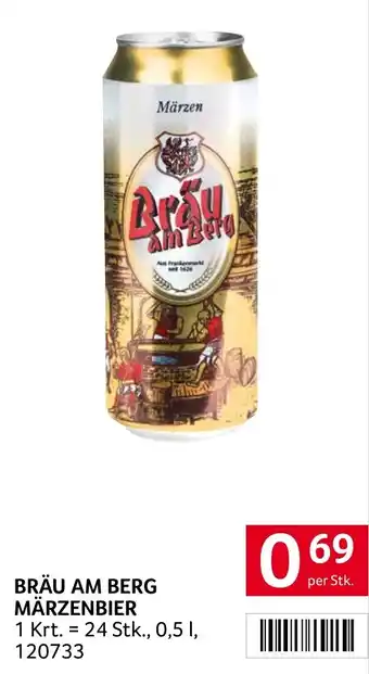 Transgourmet BRÄU AM BERG MÄRZENBIER 0.5L Angebot