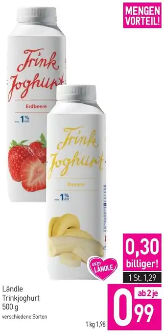 Sutterlüty Ländle Trinkjoghurt 500g Angebot