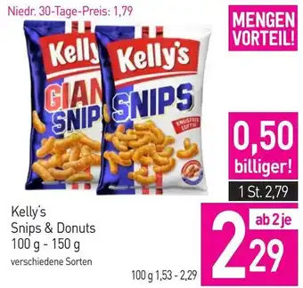 Sutterlüty Kelly's Snips & Donuts 100 g - 150 g Angebot
