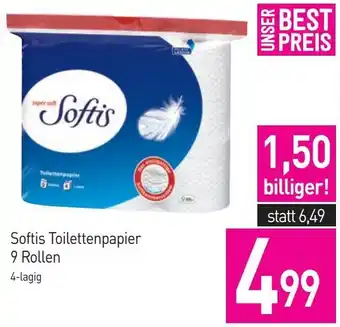 Sutterlüty Softis Toilettenpapier 9 Rollen Angebot