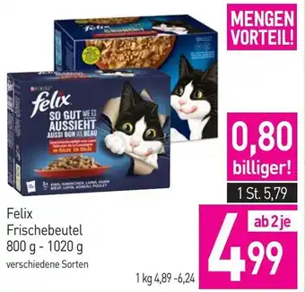 Sutterlüty Felix Frischebeutel 800 g - 1020 g Angebot
