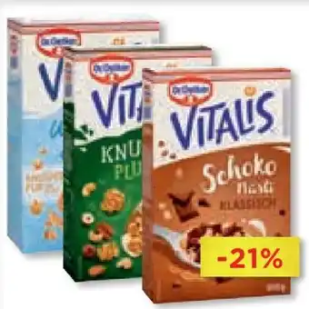 Unimarkt Vitalis Müsli Angebot