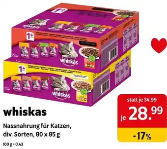 Das Futterhaus whiskas Angebot