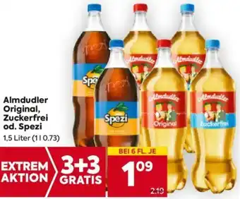 Billa Almdudler Original, Zuckerfrei od. Spezi Angebot