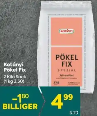 Billa Kotányi Pökel Fix Angebot