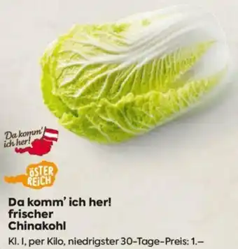 Billa Da komm' ich her! frischer Chinakohl Angebot