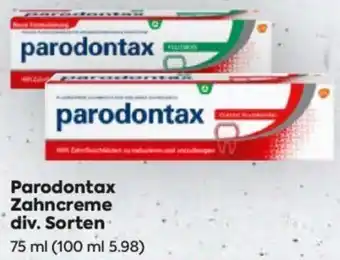Billa Parodontax Zahncreme Angebot