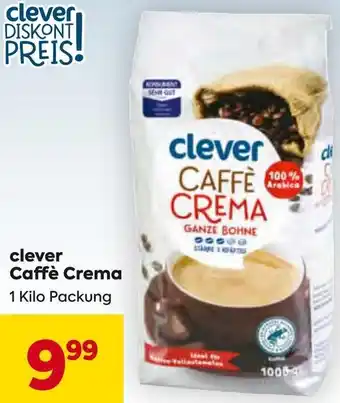 Billa clever Caffè Crema Angebot