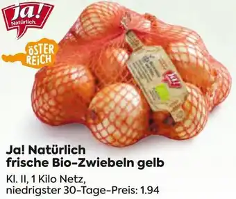 Billa Ja! Natürlich frische Bio-Zwiebeln gelb Angebot