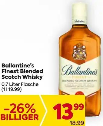 Billa Ballantine's Finest Blended Scotch Whisky 0,7 Liter Angebot