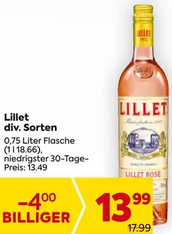 Billa Lillet Angebot