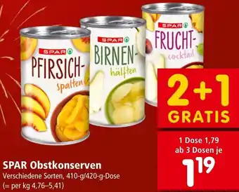Interspar SPAR Obstkonserven Angebot
