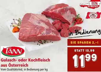 Interspar Gulasch- oder Kochfleisch aus Österreich Angebot