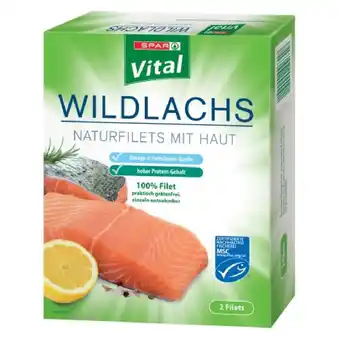 Spar Spar Vital Wildlachsfilet MSC SPAR 250 Gramm 1 Packung Angebot