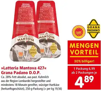 Interspar Latteria Mantova 427 Grana Padano D.O.P. Angebot