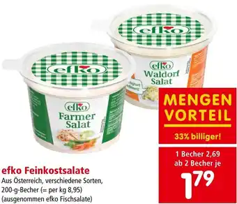 Interspar efko Feinkostsalate Angebot