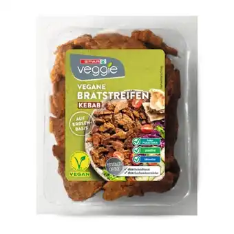 Spar Spar Veggie vegane Bratstreifen Kebab SPAR 140 Gramm 1 Packung Angebot