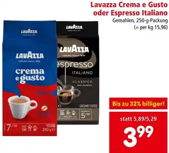 Interspar Lavazza Crema e Gusto oder Espresso Italiano Angebot